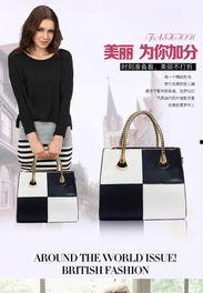 网红夹子黑白格子图片,潮流元素新风尚